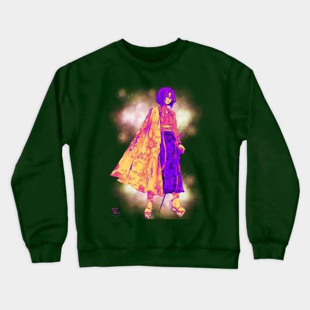 Fantasy Feminine Prince Crewneck Sweatshirt by Viper Unconvetional Concept